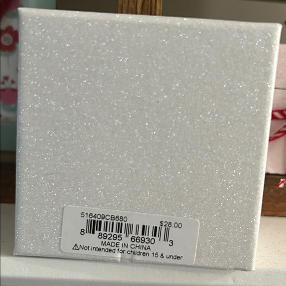 Betsey Johnson Snowman Earrings - Pink, Gold, and White - Picture 2 of 2